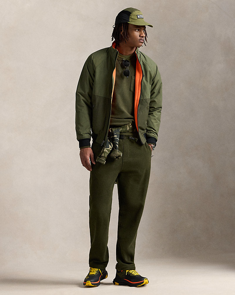 Fleece Hiking-Inspired Trouser Company Olive