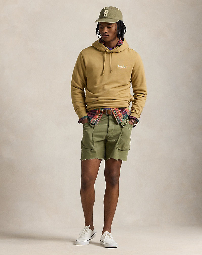 Polo Bear Fleece Hoodie Camel Explorer Bear