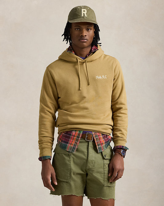 Polo Bear Fleece Hoodie Camel Explorer Bear