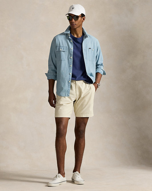 20.5 cm Polo Prepster Mineral-Dyed Short Natural