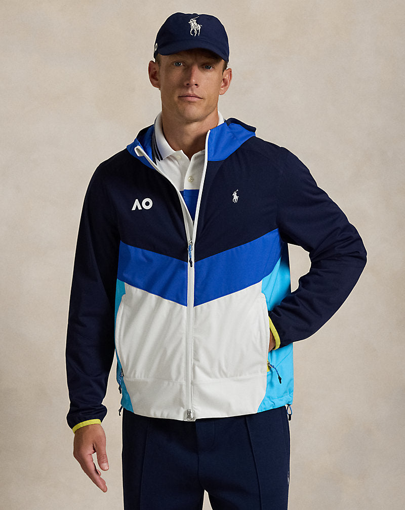Australian Open Packable Jacket Ceramic White Multi