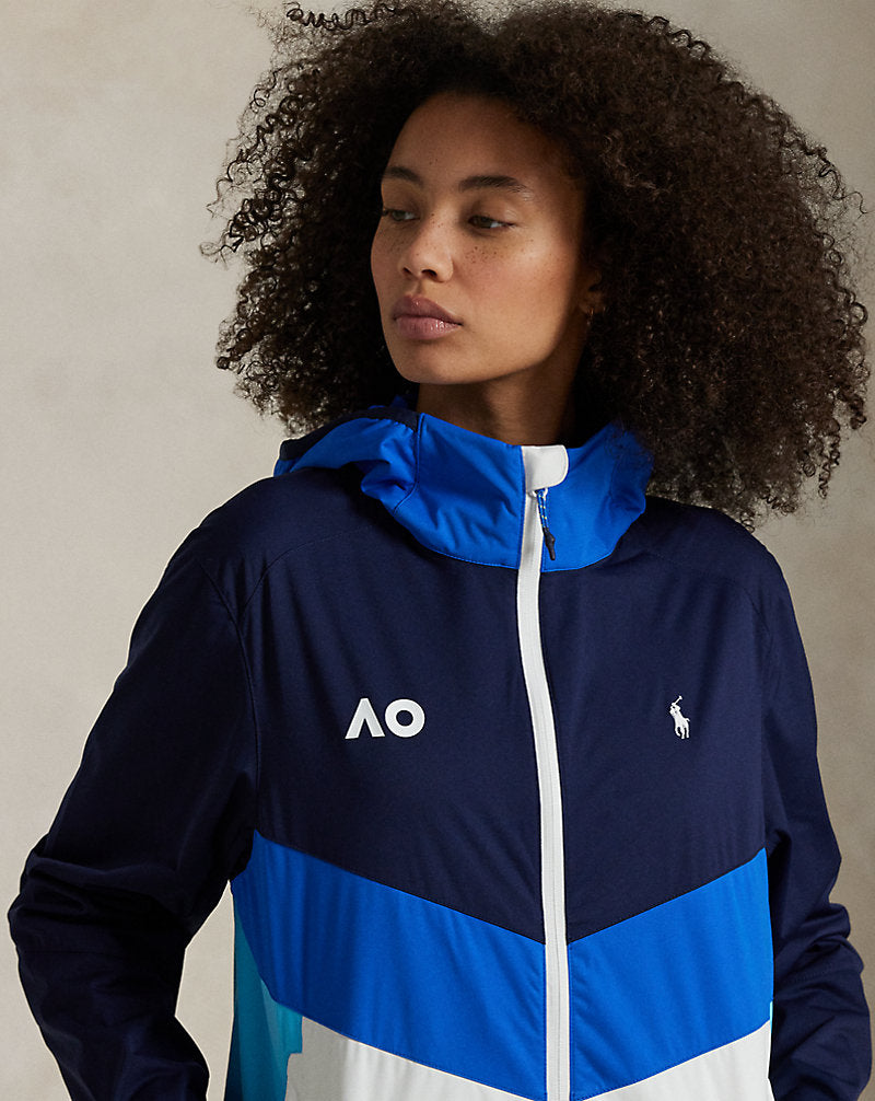 Australian Open Packable Jacket Ceramic White Multi