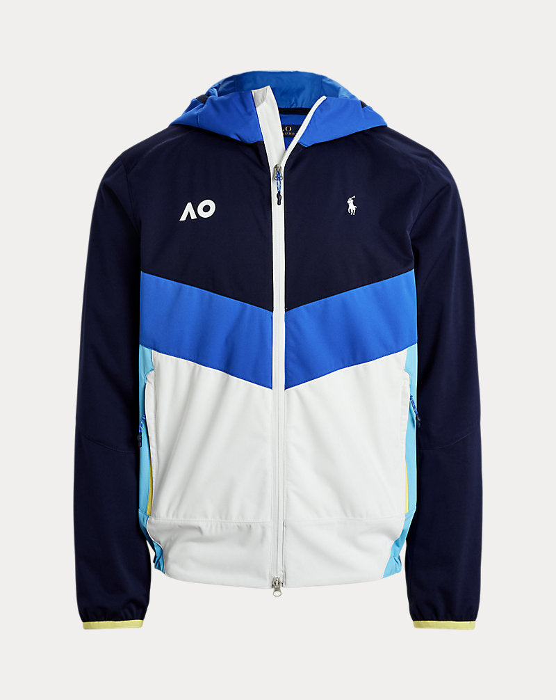 Australian Open Packable Jacket Ceramic White Multi