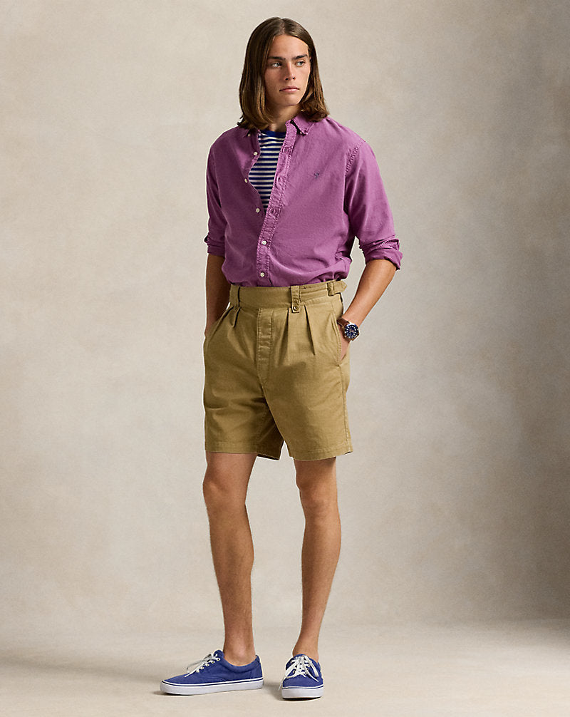 Custom Fit Garment-Dyed Oxford Shirt Tea Rose