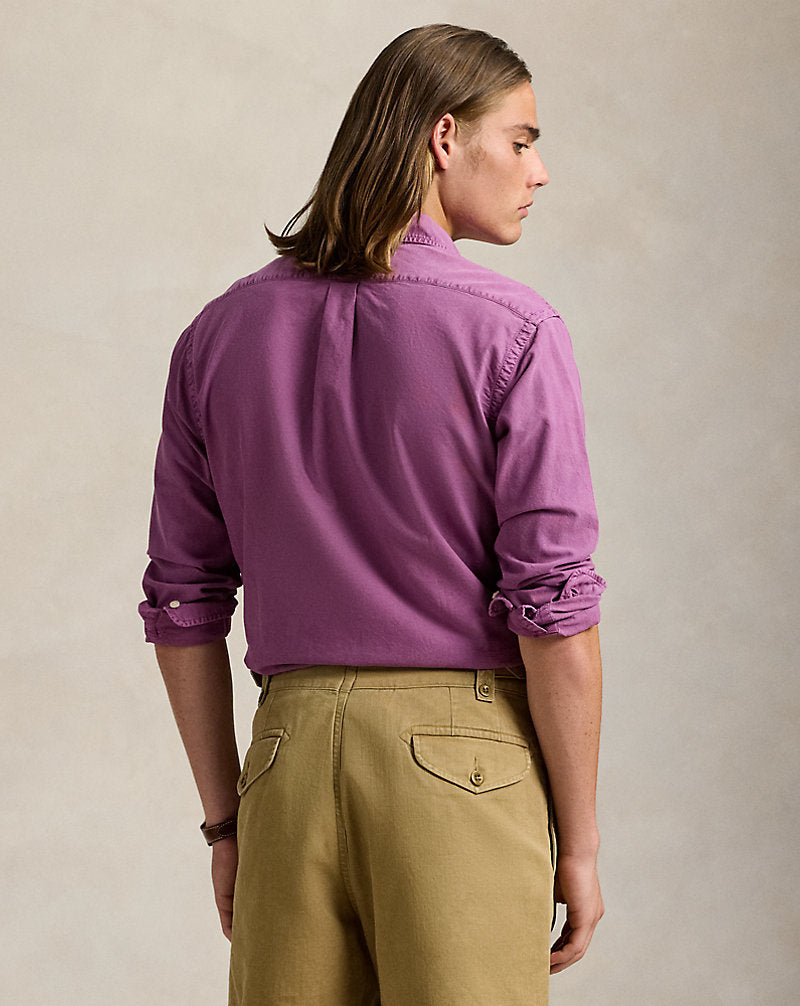 Custom Fit Garment-Dyed Oxford Shirt Tea Rose