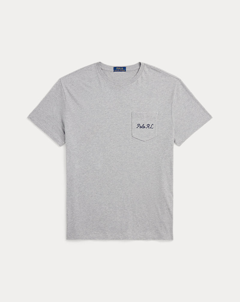 Custom Slim Fit Polo Bear Jersey T-Shirt Andover Htr Explorer