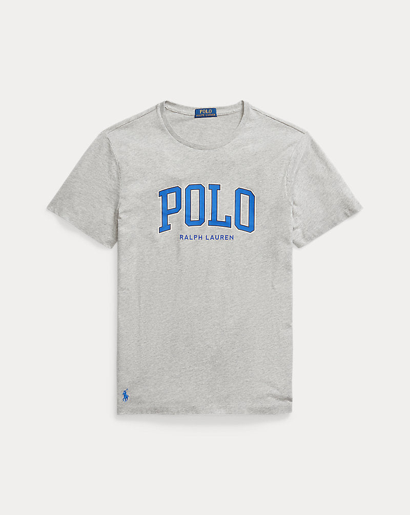 Custom Slim Fit Logo Jersey T-Shirt Andover Heather