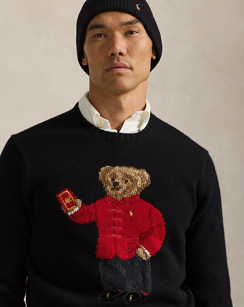 Lunar New Year Polo Bear Jumper Polo Black
