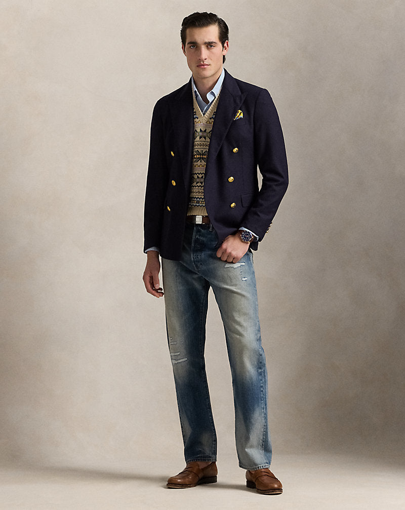 Heritage Straight Distressed Jean Glacier Point