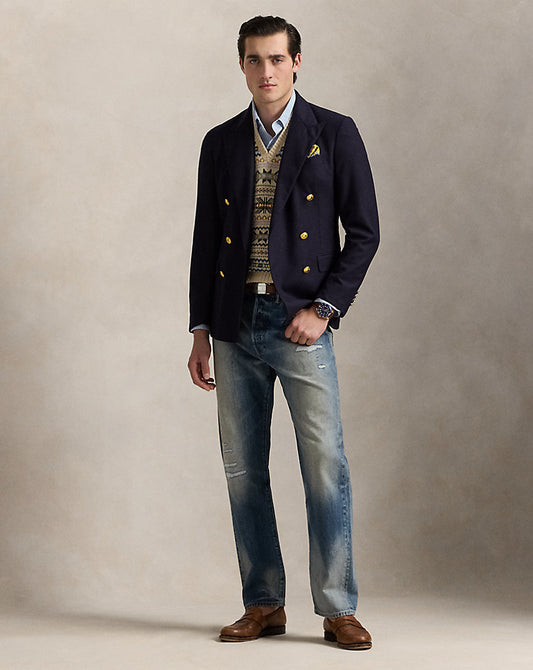 Heritage Straight Distressed Jean Glacier Point