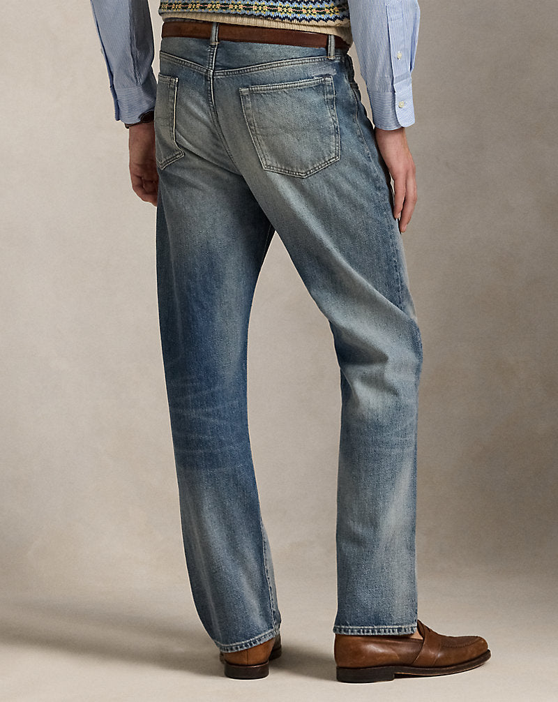 Heritage Straight Distressed Jean Glacier Point