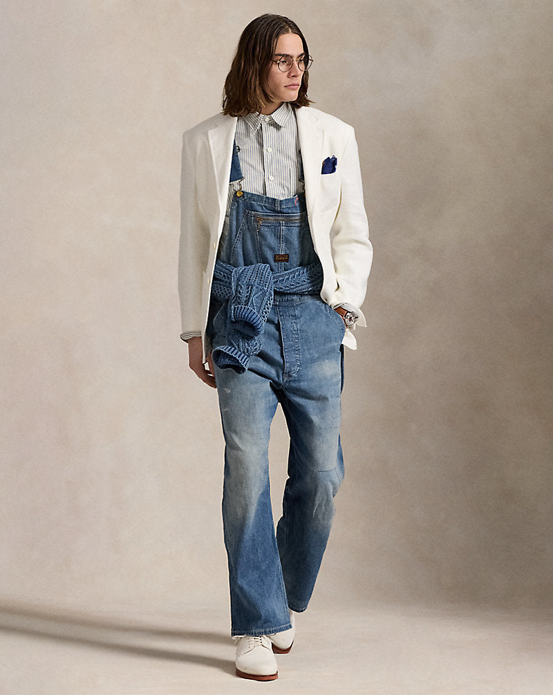 Distressed Denim Overall Eastville