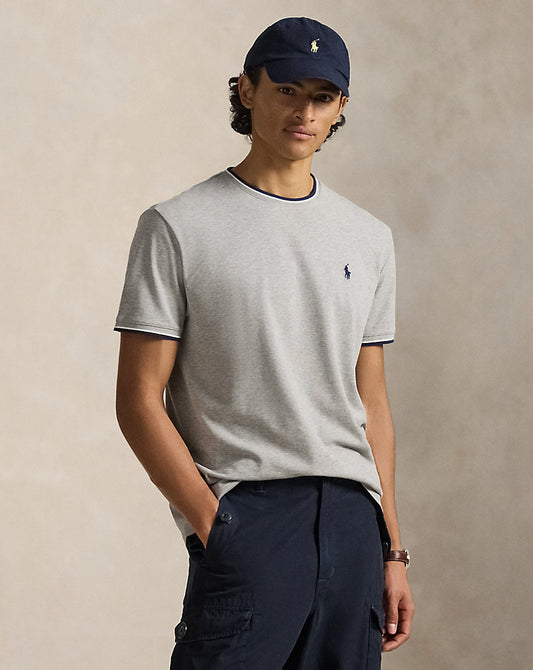 Classic Fit Stretch Mesh T-Shirt Andover Heather