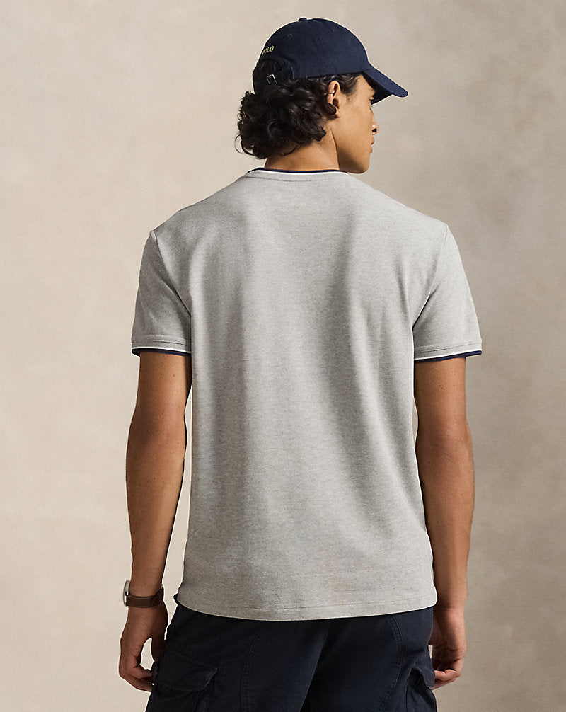 Classic Fit Stretch Mesh T-Shirt Andover Heather