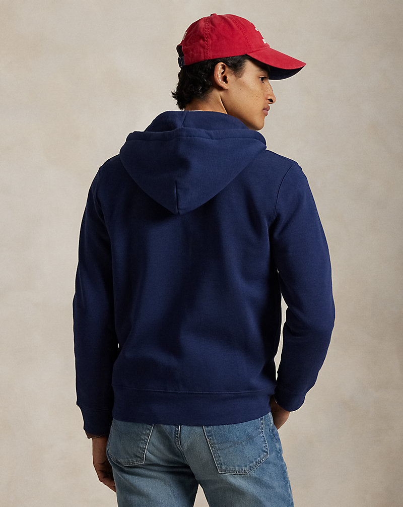 Polo Bear Fleece Full-Zip Hoodie Newport Navy Heritage