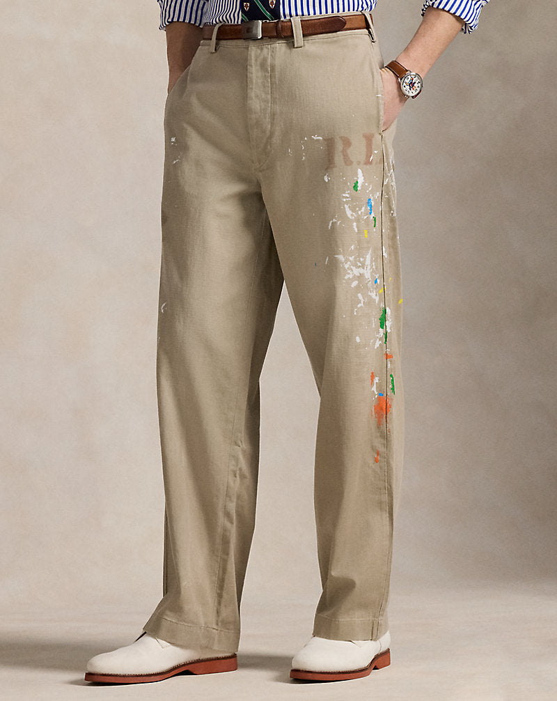 The Big Chino Straw Khaki/Stencil