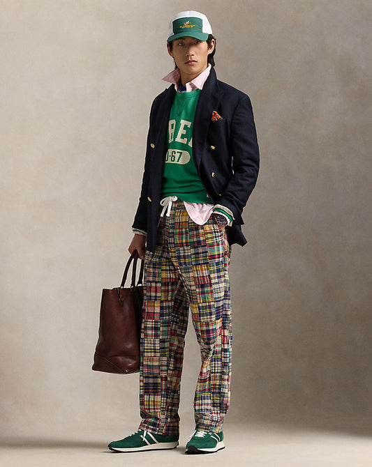 Polo Prepster Madras Easy Trouser Madras Patchwork