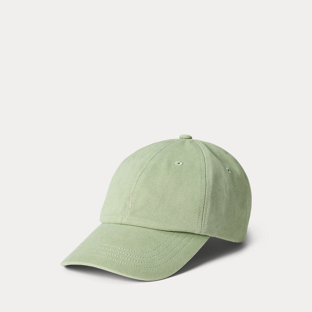 Mineral-Dyed Twill Ball Cap Green Stone