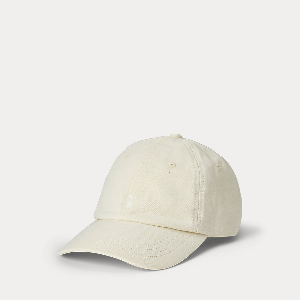 Mineral-Dyed Twill Ball Cap Natural