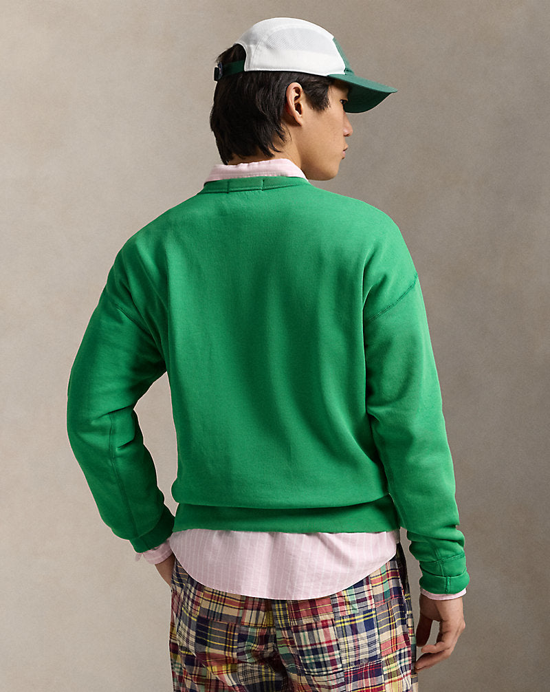 Vintage Fit Fleece Graphic Sweatshirt Cruise Green