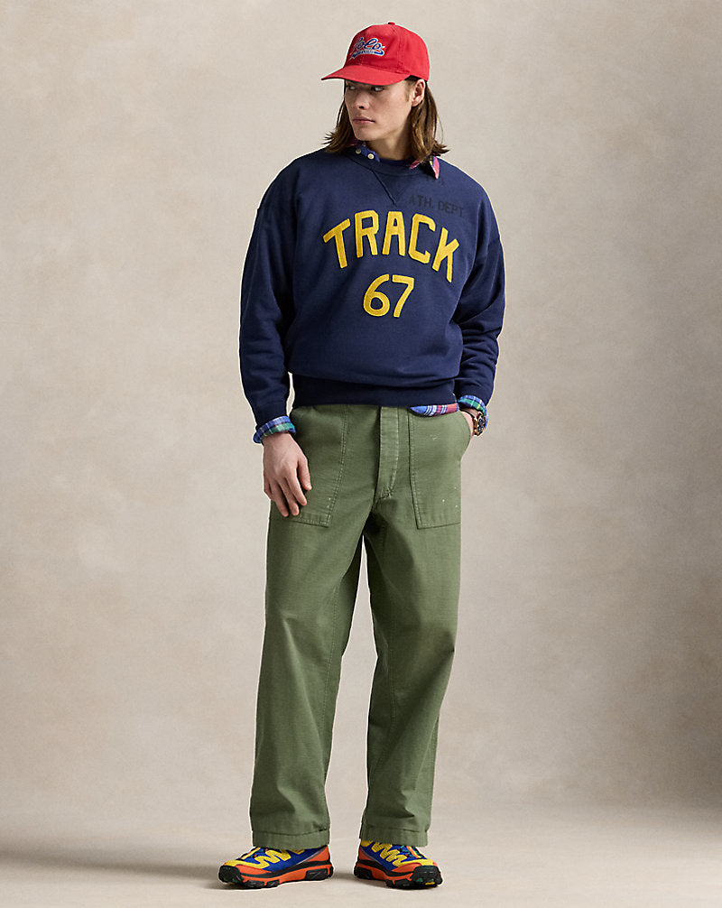 Vintage Fit Fleece Graphic Sweatshirt Newport Navy