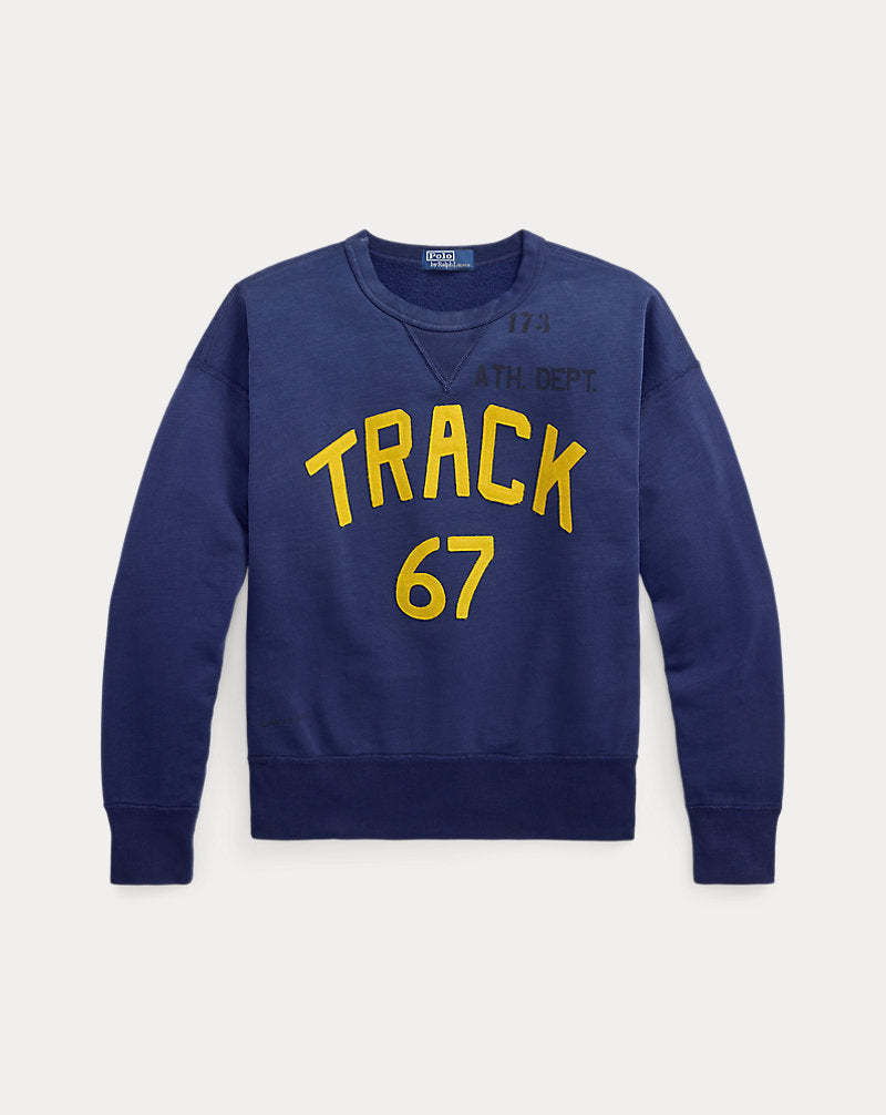 Vintage Fit Fleece Graphic Sweatshirt Newport Navy