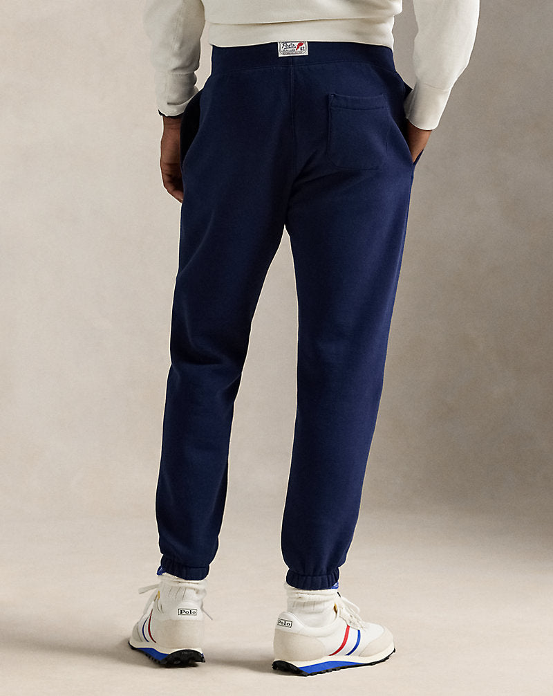 Logo Fleece Tracksuit Bottom Cruise Navy