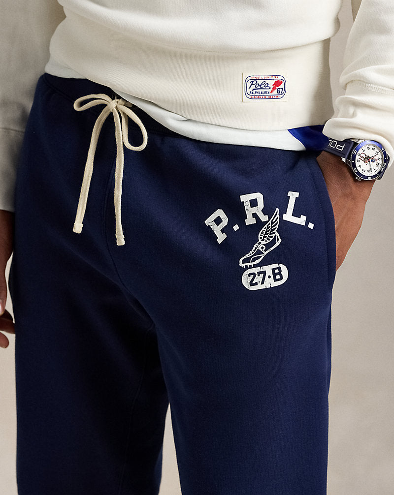 Logo Fleece Tracksuit Bottom Cruise Navy