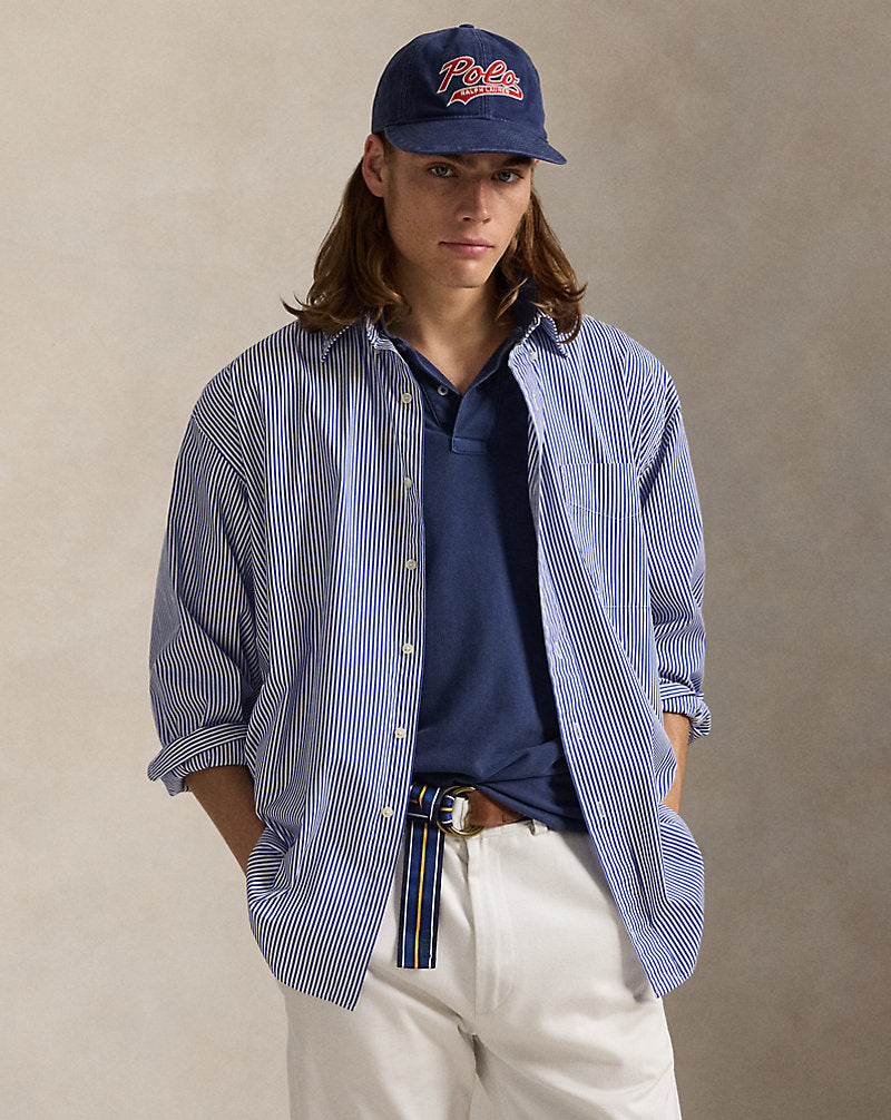 The Striped Big Shirt Blue/White