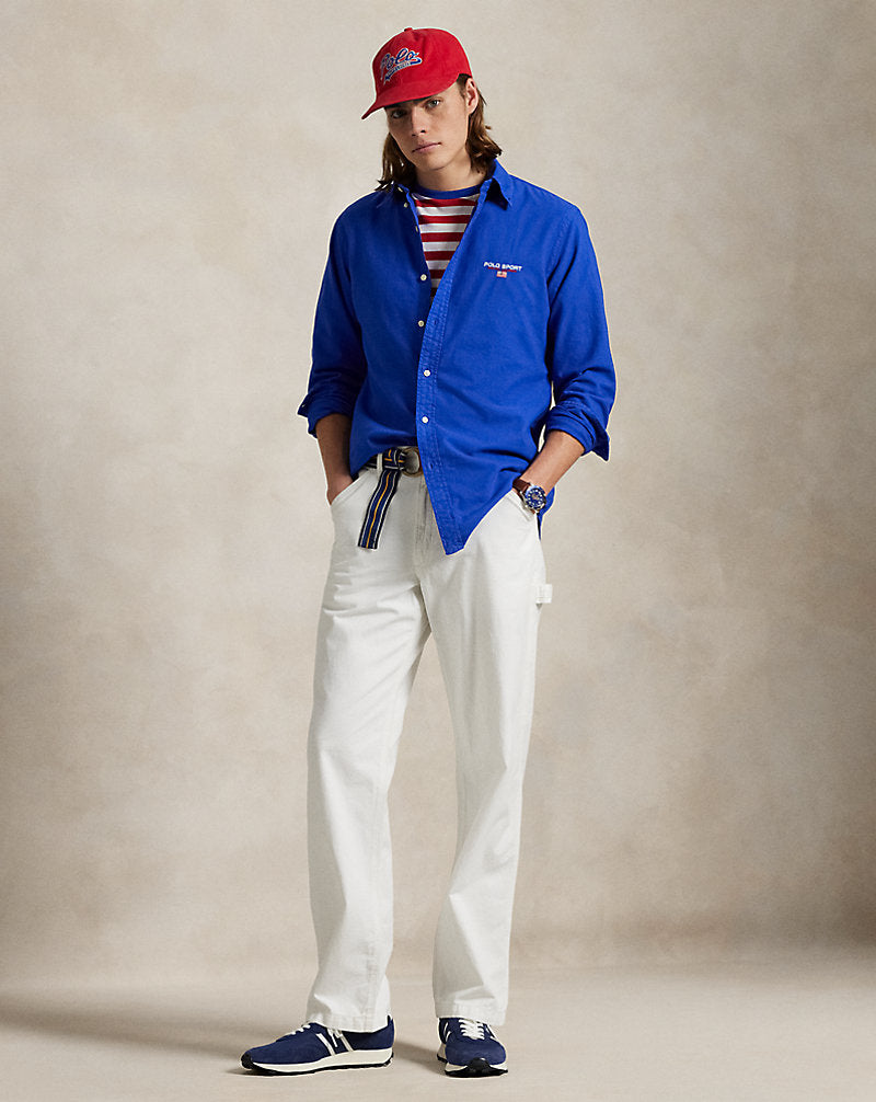 Classic Fit Polo Sport Oxford Shirt Cruise Royal