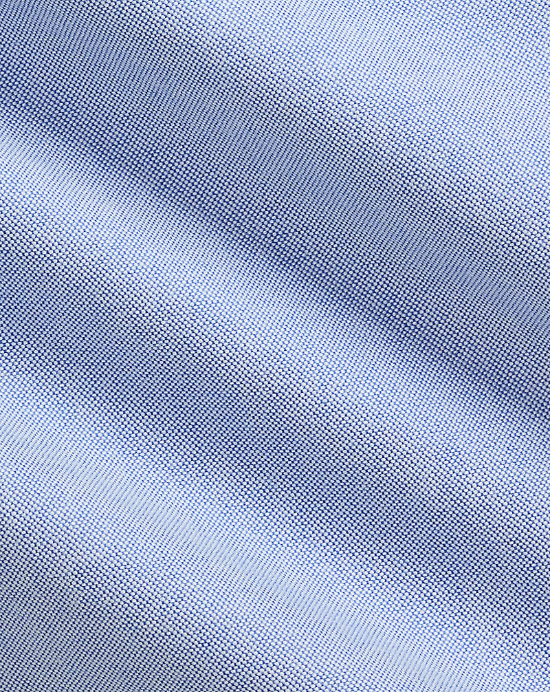 Custom Fit Polo Bear Oxford Shirt Bsr Blue