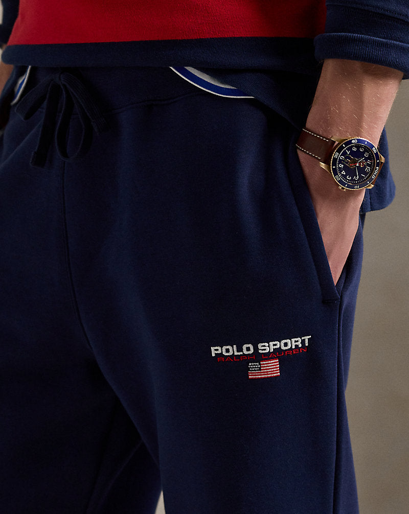 Polo Sport Fleece Wide-Leg Sweatpants Cruise Navy