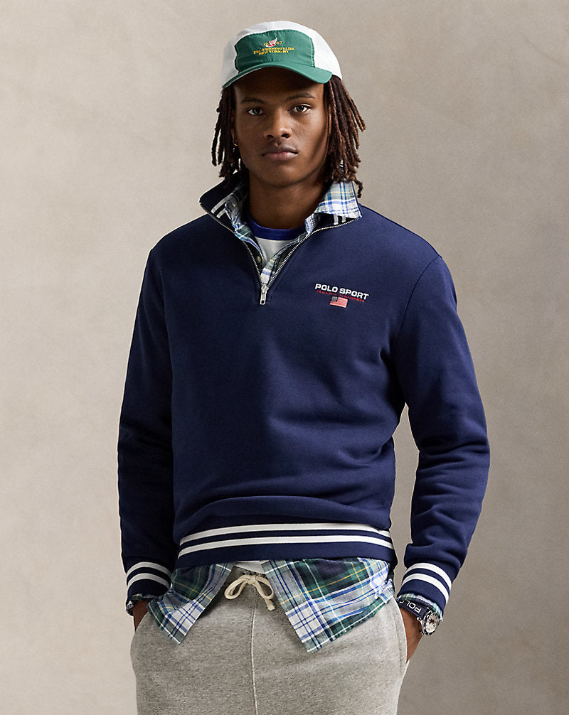 Polo Sport Fleece Quarter-Zip Sweatshirt Cruise Navy