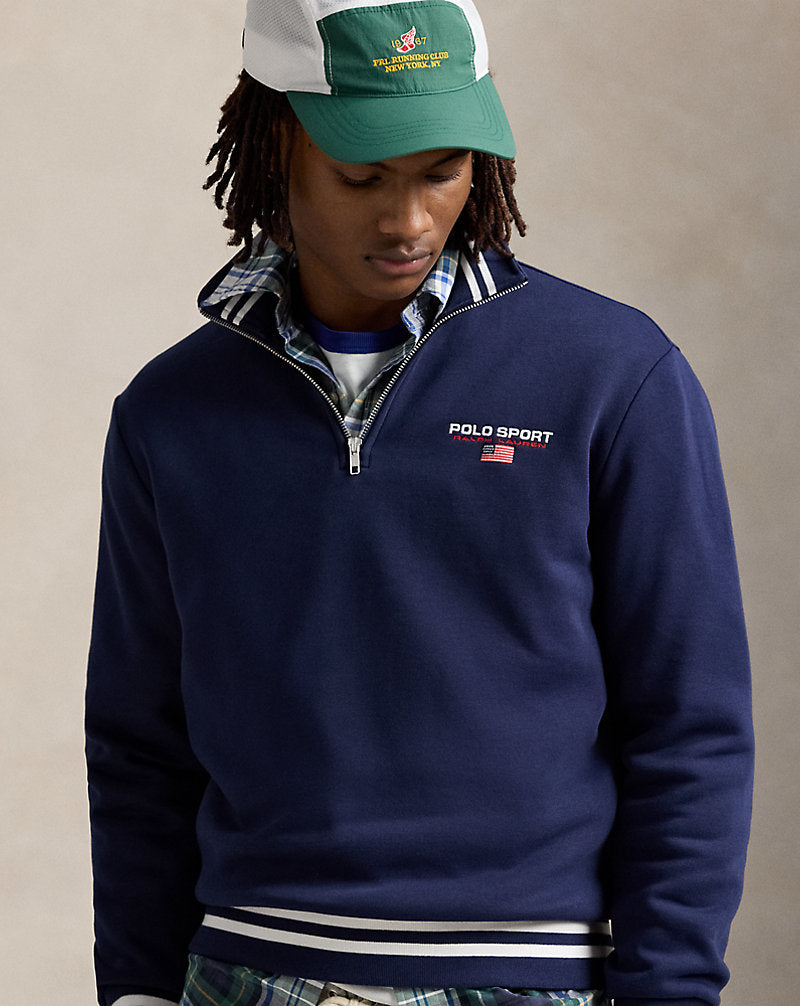 Polo Sport Fleece Quarter-Zip Sweatshirt Cruise Navy