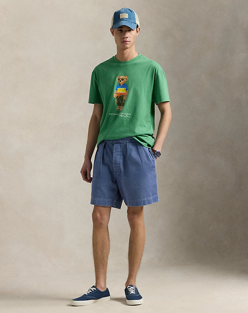 Custom Slim Fit Polo Bear Jersey T-Shirt Raft Green Beach Shp
