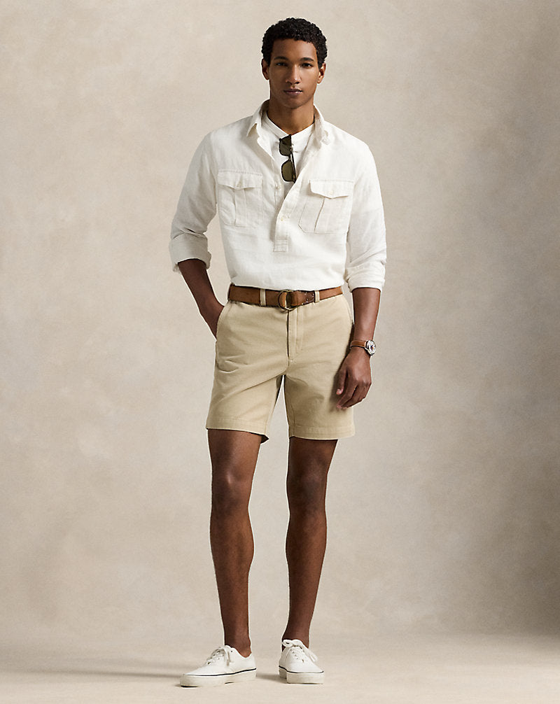Salinger 20-cm Straight Fit Chino Short Classic Tan