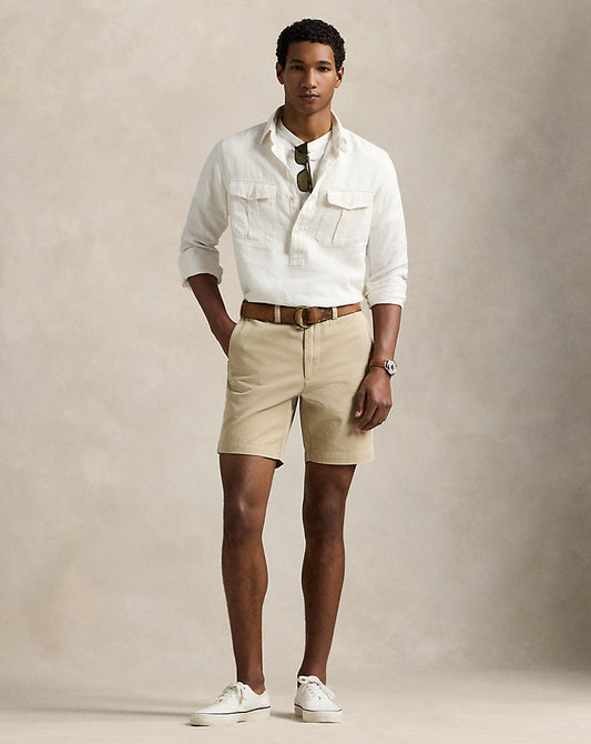 Salinger 20-cm Straight Fit Chino Short Classic Tan