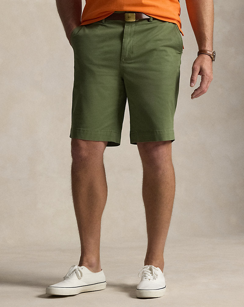 Stretch Classic Fit Chino Short Garden Trail