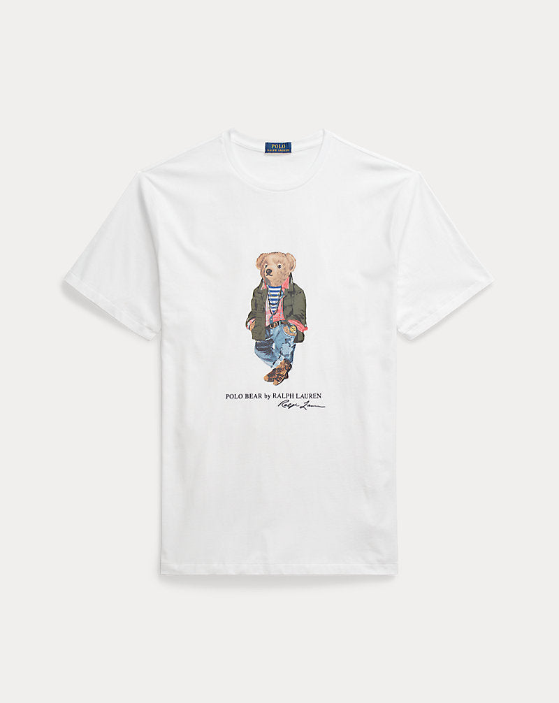 Polo Bear Jersey T-Shirt White Explorer Bear