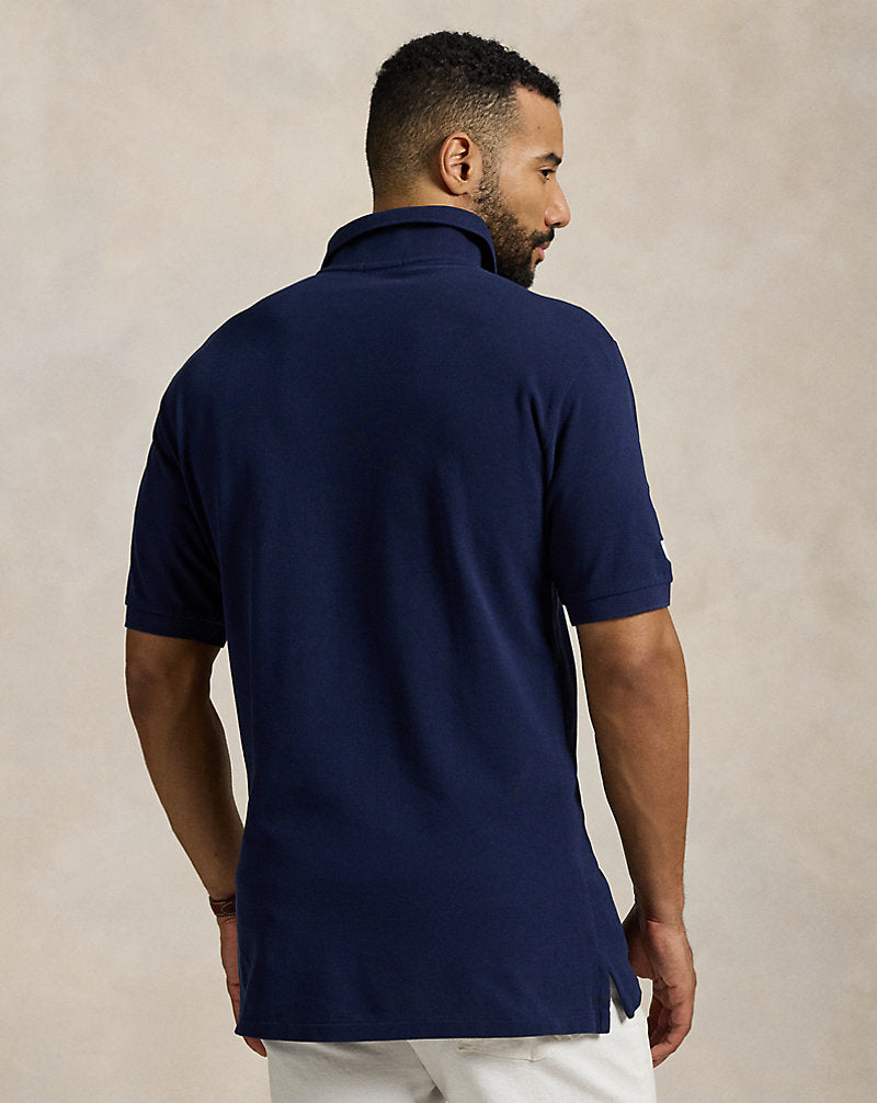 Big Pony Mesh Polo Shirt Newport Navy/White