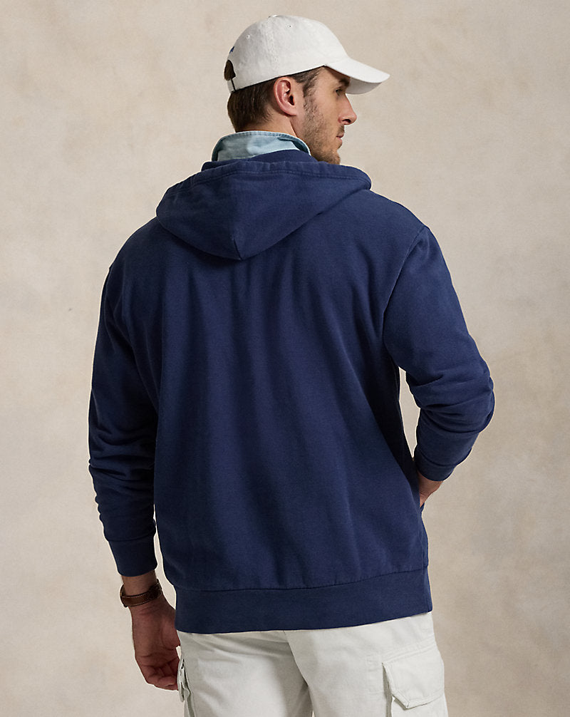Loopback Fleece Full-Zip Hoodie Cruise Navy