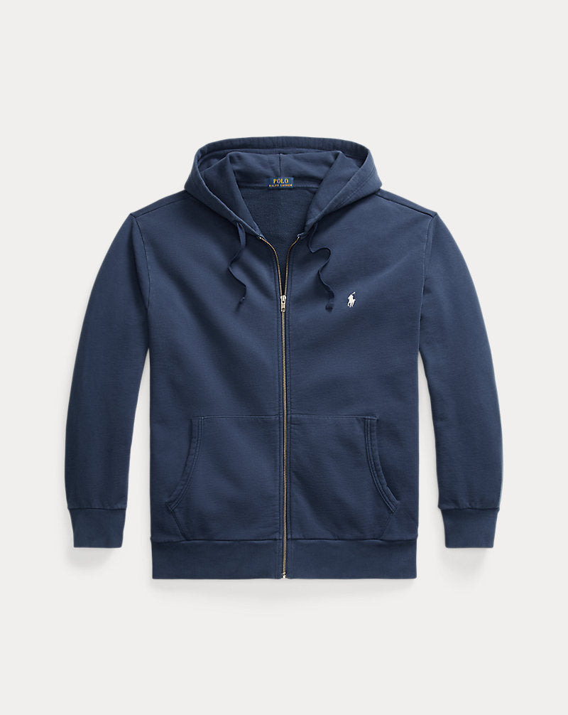Loopback Fleece Full-Zip Hoodie Cruise Navy