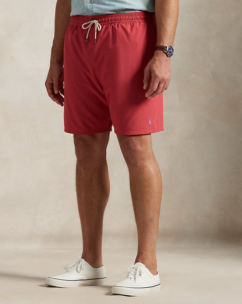 Traveler Stretch Classic Fit Swim Trunks Nantucket Red