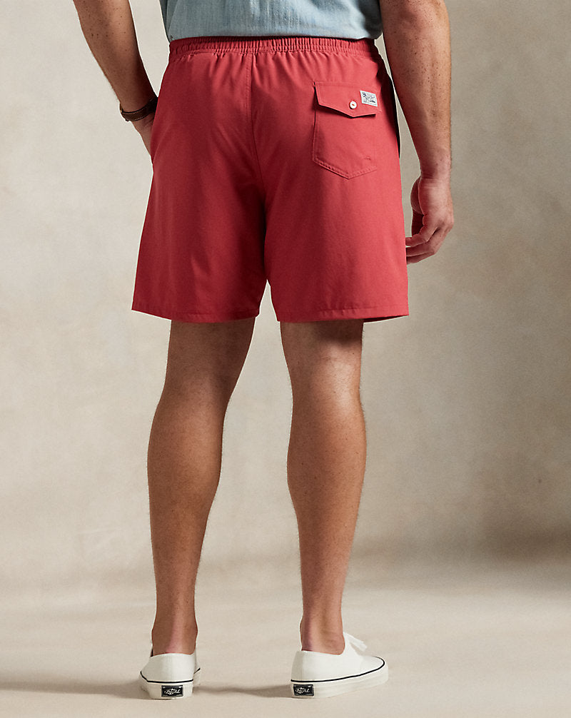 Traveler Stretch Classic Fit Swim Trunks Nantucket Red