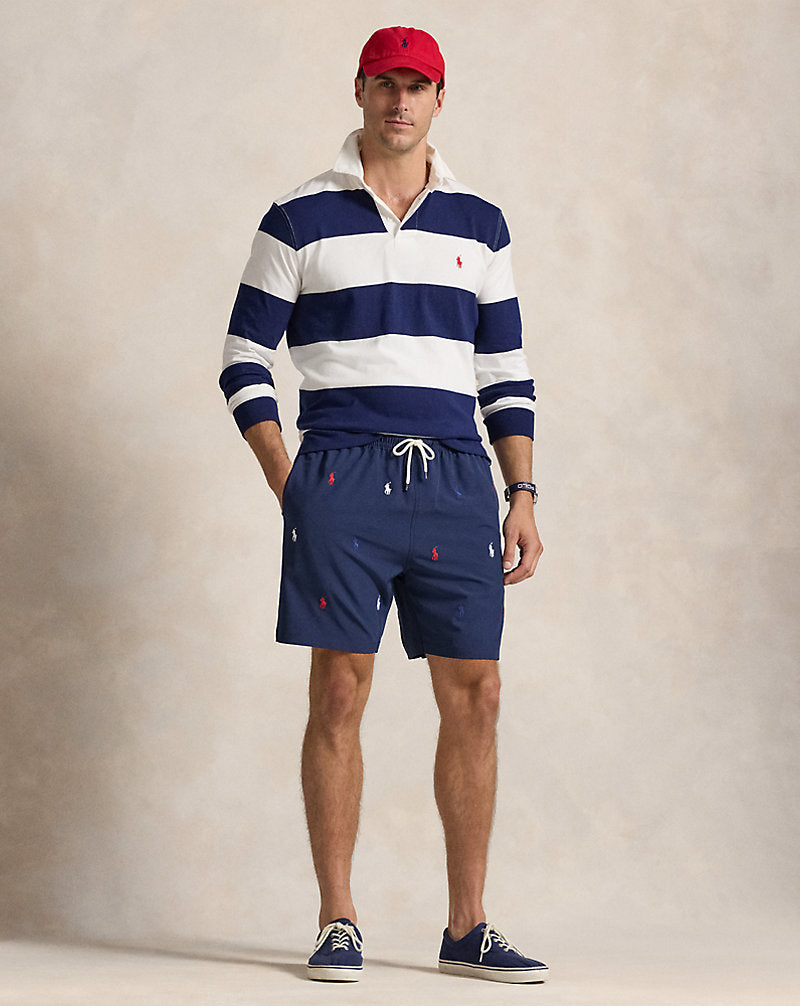 Traveller Classic Fit Swimming Trunks Newport Navy W/Aoe Pp