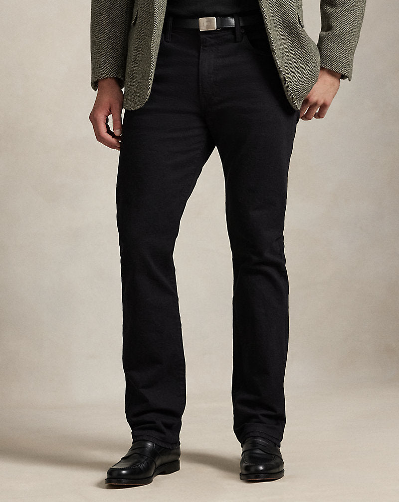 Hampton Relaxed Straight Stretch Jean Hdn Black Stretch