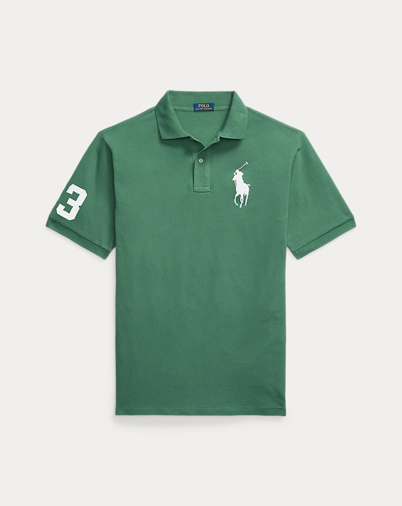 Big Pony Mesh Polo Shirt Antique Green