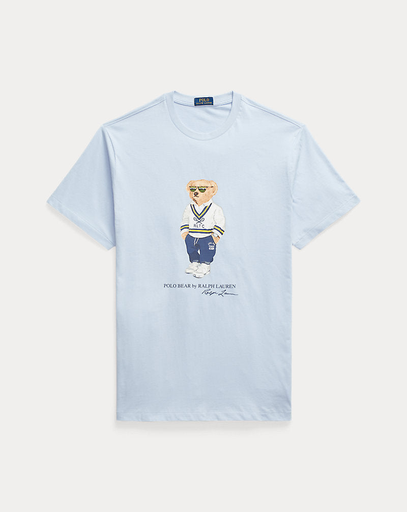 Polo Bear Jersey T-Shirt Cornflour Blue