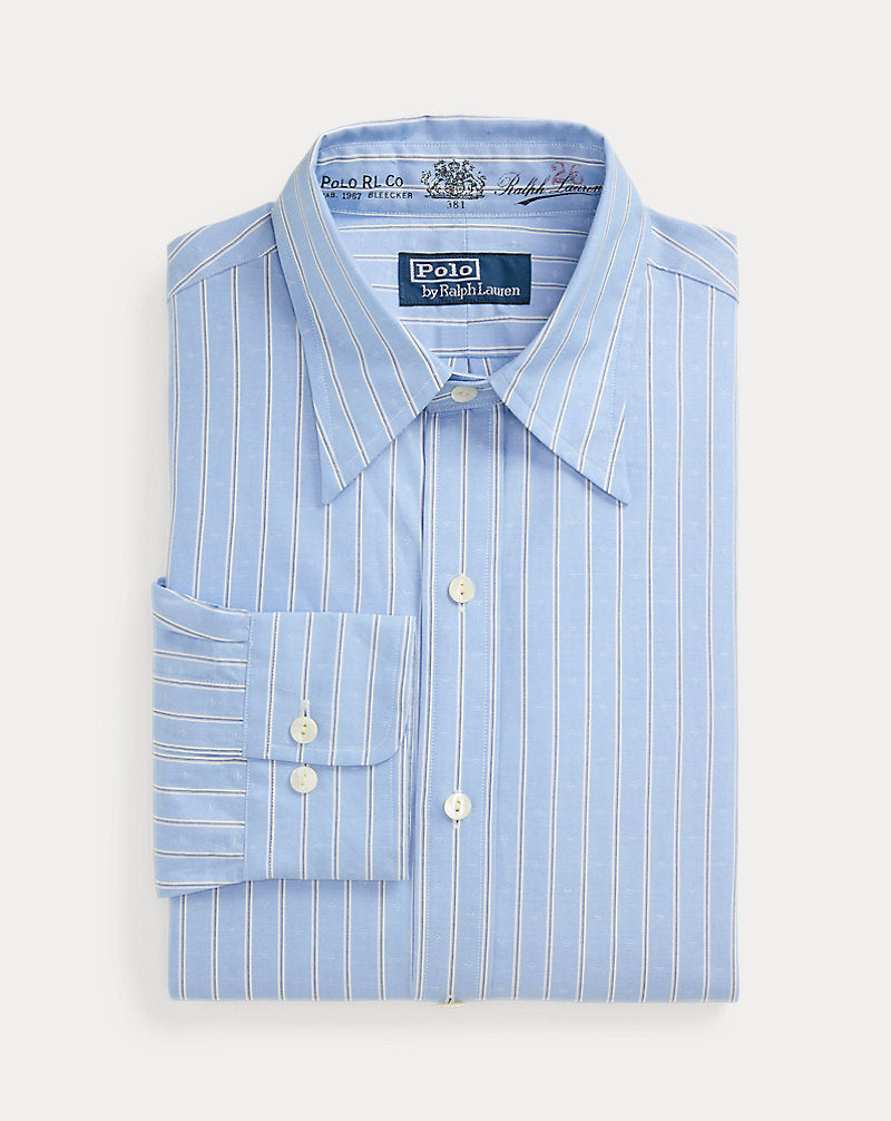 Classic Fit Striped Shirt Blue Dobby Multi