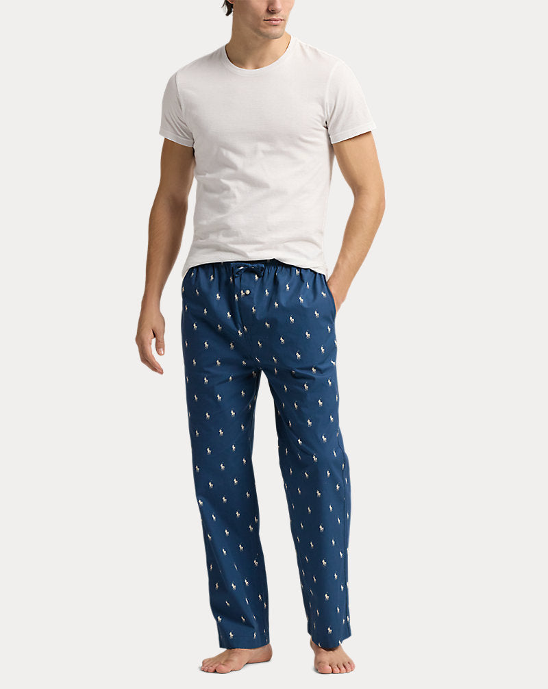 Signature Pony Cotton Pyjama Trouser Clancy Blue